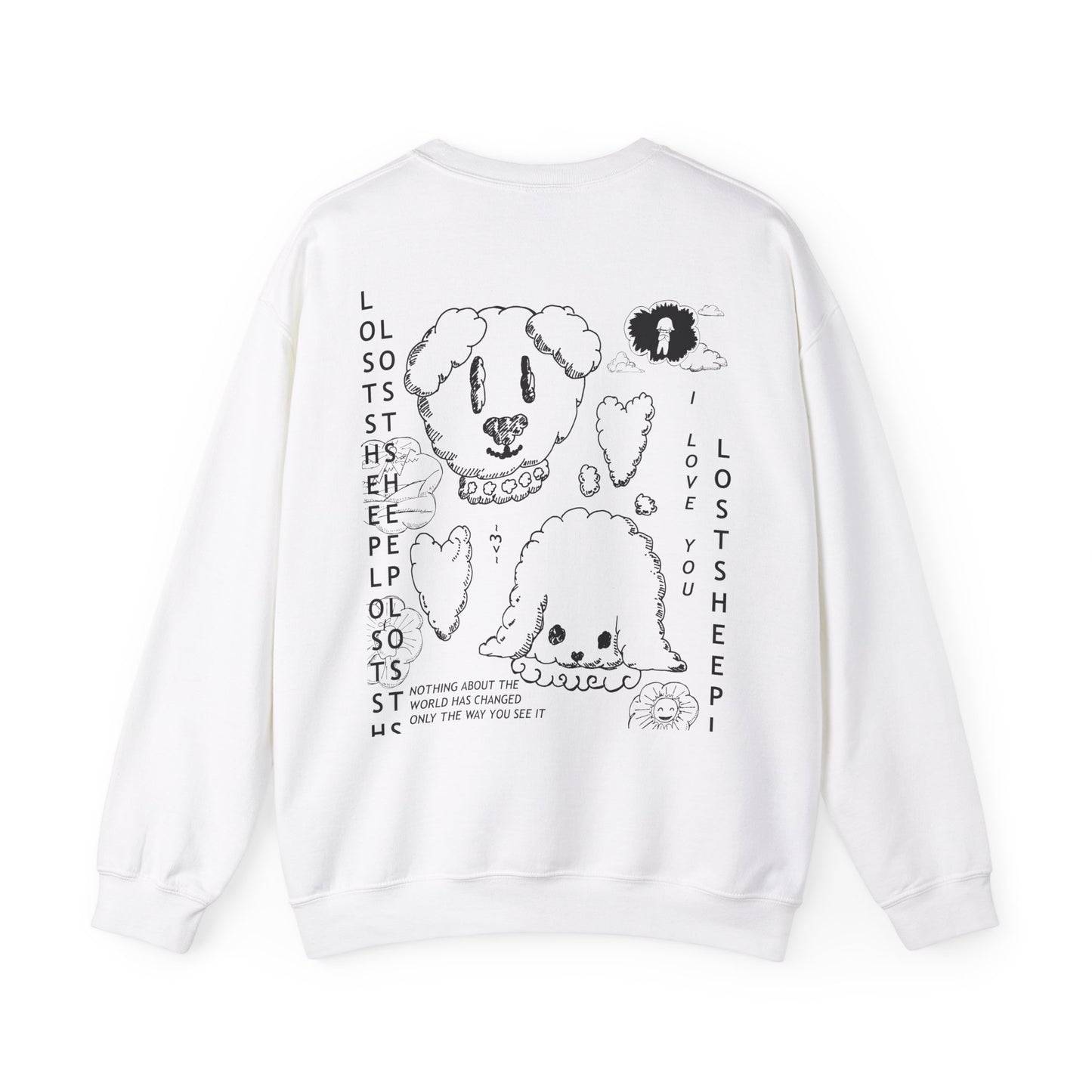Lost Sheep // Sunny Cloudy Day Crewneck